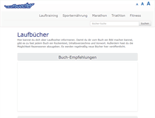 Tablet Screenshot of laufbuecher.de